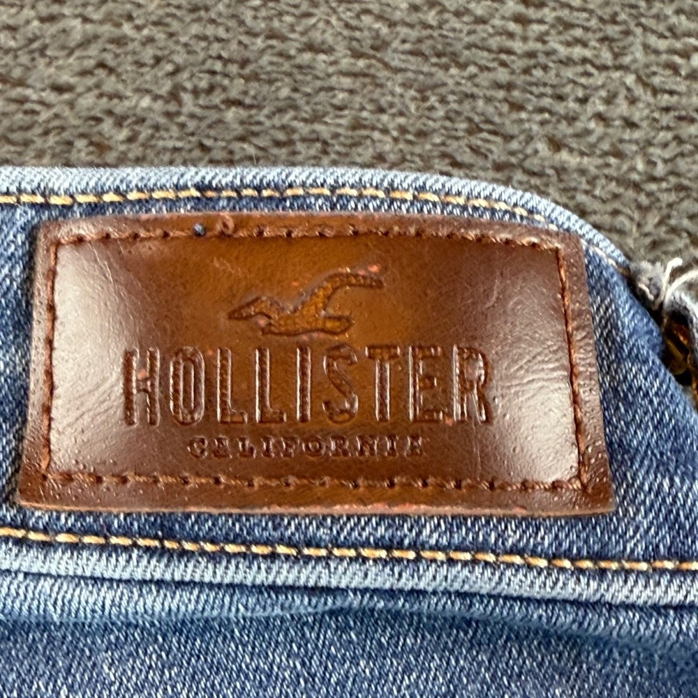 Hollister Curvy High-Rise Flare Jeans Blue Classic Stretch 000S W23S‎ - Picture 6 of 11